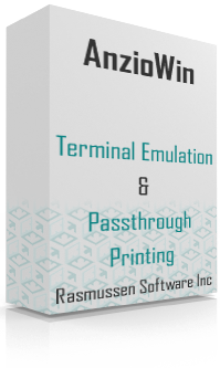 AnzioWin, terminal emulation and passthrough printing